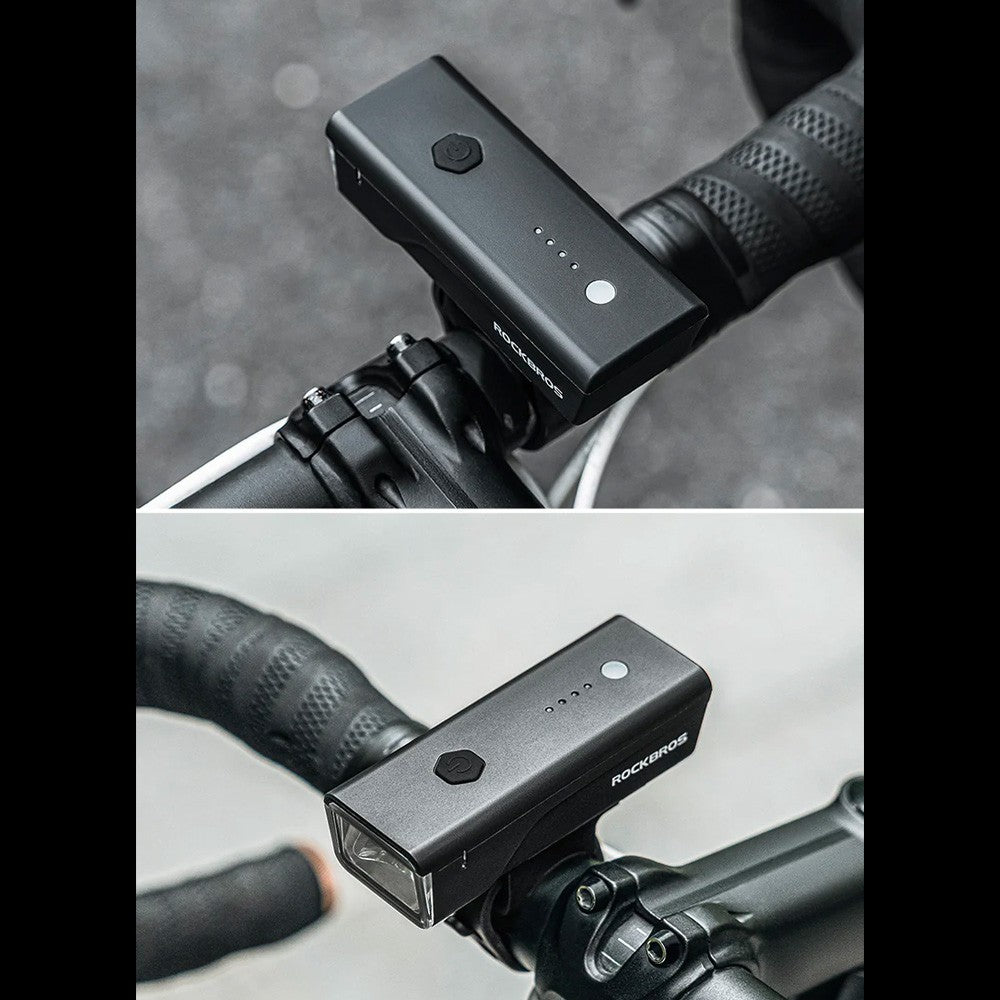 Μπροστινό Φως Ποδηλάτου Rockbros 24510003001 260lm με USB-C σε USB-A Καλώδιο Μαύρο | www.lightgear.gr