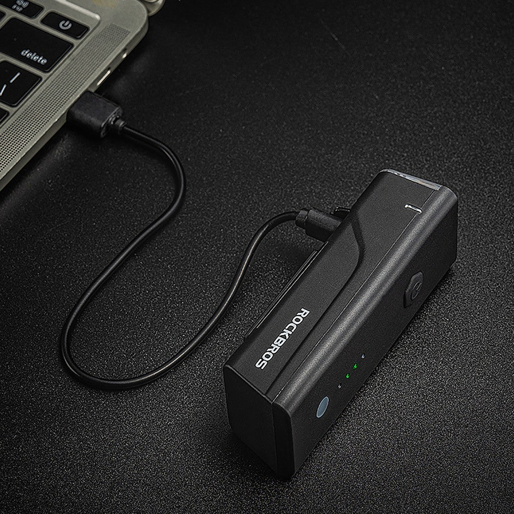 Μπροστινό Φως Ποδηλάτου Rockbros 24510003001 260lm με USB-C σε USB-A Καλώδιο Μαύρο | www.lightgear.gr