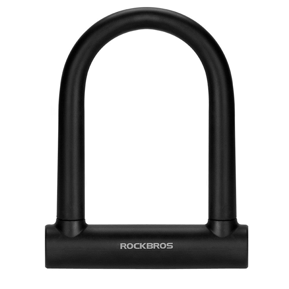 Κλειδαριά Ποδηλάτου U-lock Rockbros RKS610-BK Μαύρο | www.lightgear.gr