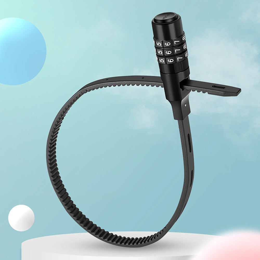 Λουκέτο Ποδηλάτου Rockbros 0.5m Combination Μαύρο | www.lightgear.gr