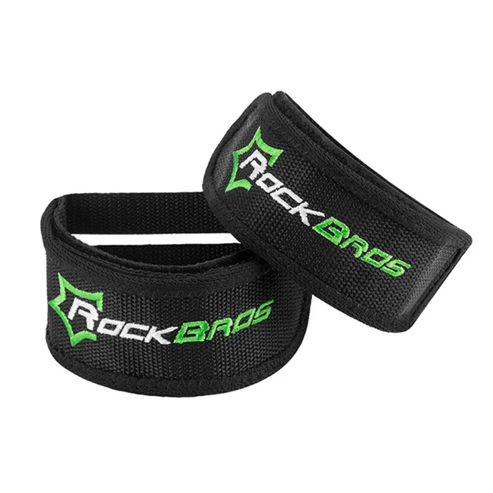 Ιμάντες Πεντάλ Ποδηλάτου Rockbros GZT1001BK Μαύρο 2τεμ | www.lightgear.gr