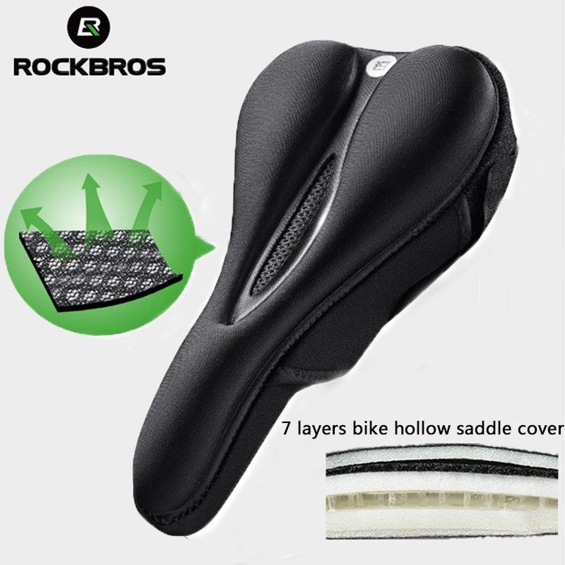 Κάλυμμα Σέλας Ποδηλάτου Rockbros LF047-S Silicone Gel Μαύρο | www.lightgear.gr