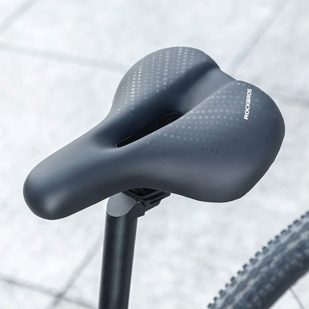 Σέλα Ποδηλάτου MTB Rockbros Μαύρη | www.lightgear.gr