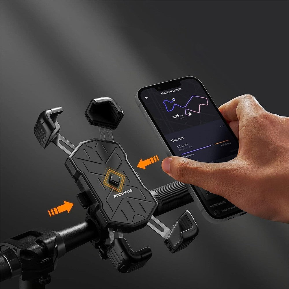 Βάση Κινητού Τιμονιού Rockbros 25210030001 Μαύρη | www.lightgear.gr