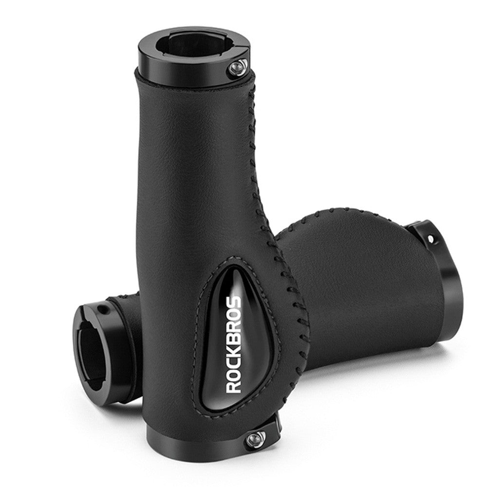 Δερμάτινα Grips Ποδηλάτου Rockbros | www.lightgear.gr