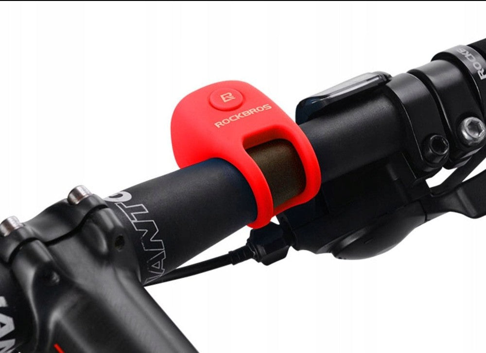 Ηλεκτρονικό Κουδούνι Ποδηλάτου Rockbros CB1709RD Κόκκινο | www.lightgear.gr