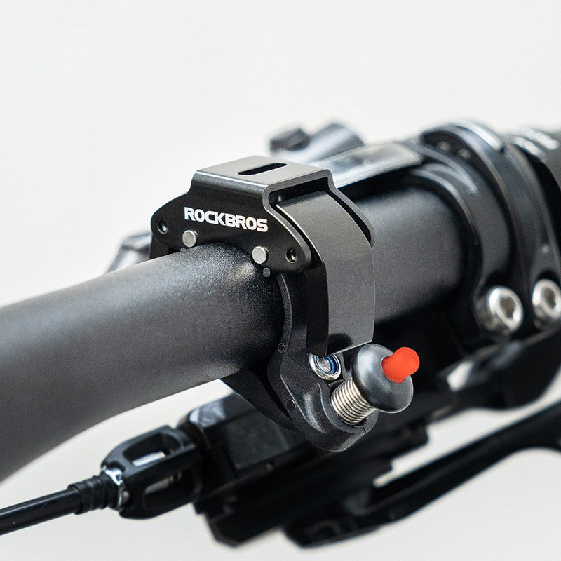 Κουδούνι Ποδηλάτου Rockbros C-Shape Μαύρο | www.lightgear.gr