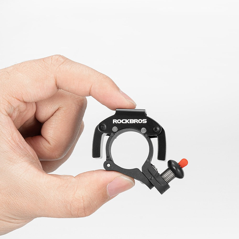 Κουδούνι Ποδηλάτου Rockbros C-Shape Μαύρο | www.lightgear.gr