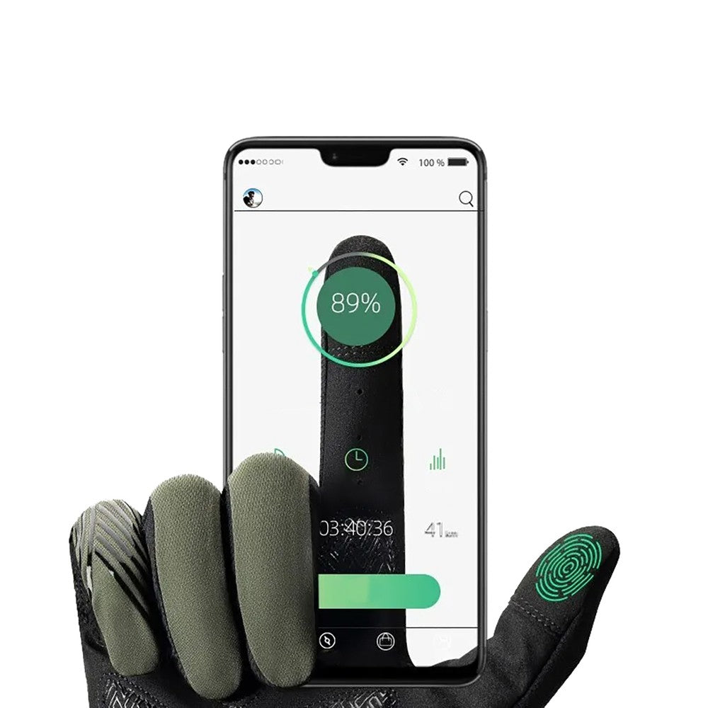 Γάντια Ποδηλασίας Rockbros Shock-Absorbing Πράσινο | www.lightgear.gr