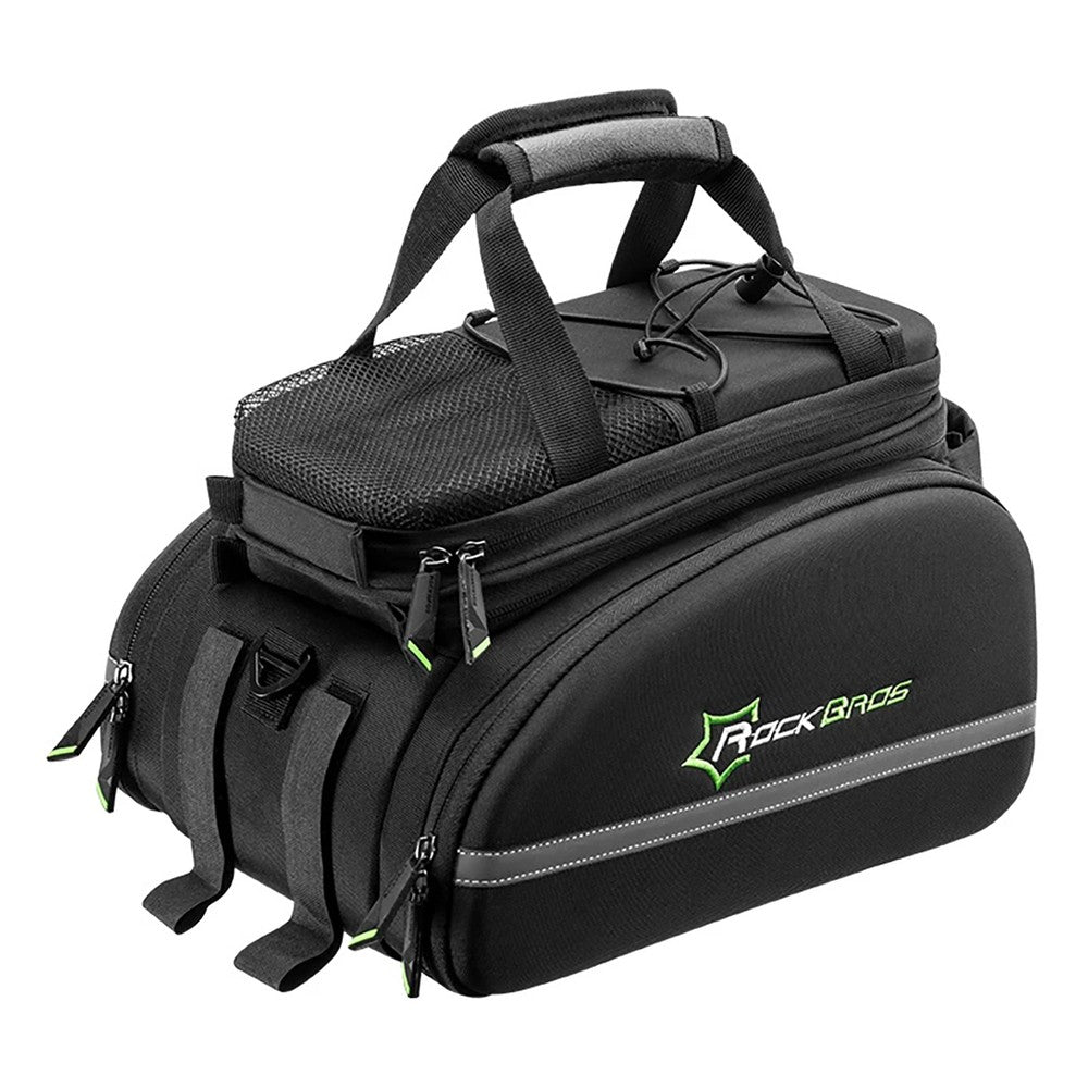 Τσάντα Ποδηλάτου Rockbros A6-03BK 35lt με Fold-Out Pockets Μαύρη | www.lightgear.gr