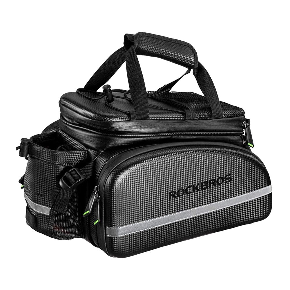 Τσαντάκι Ποδηλάτου Rockbros A6-6 για Τραπεζοειδή 35L με Πτυσσόμενες Τσέπες Μαύρο | www.lightgear.gr