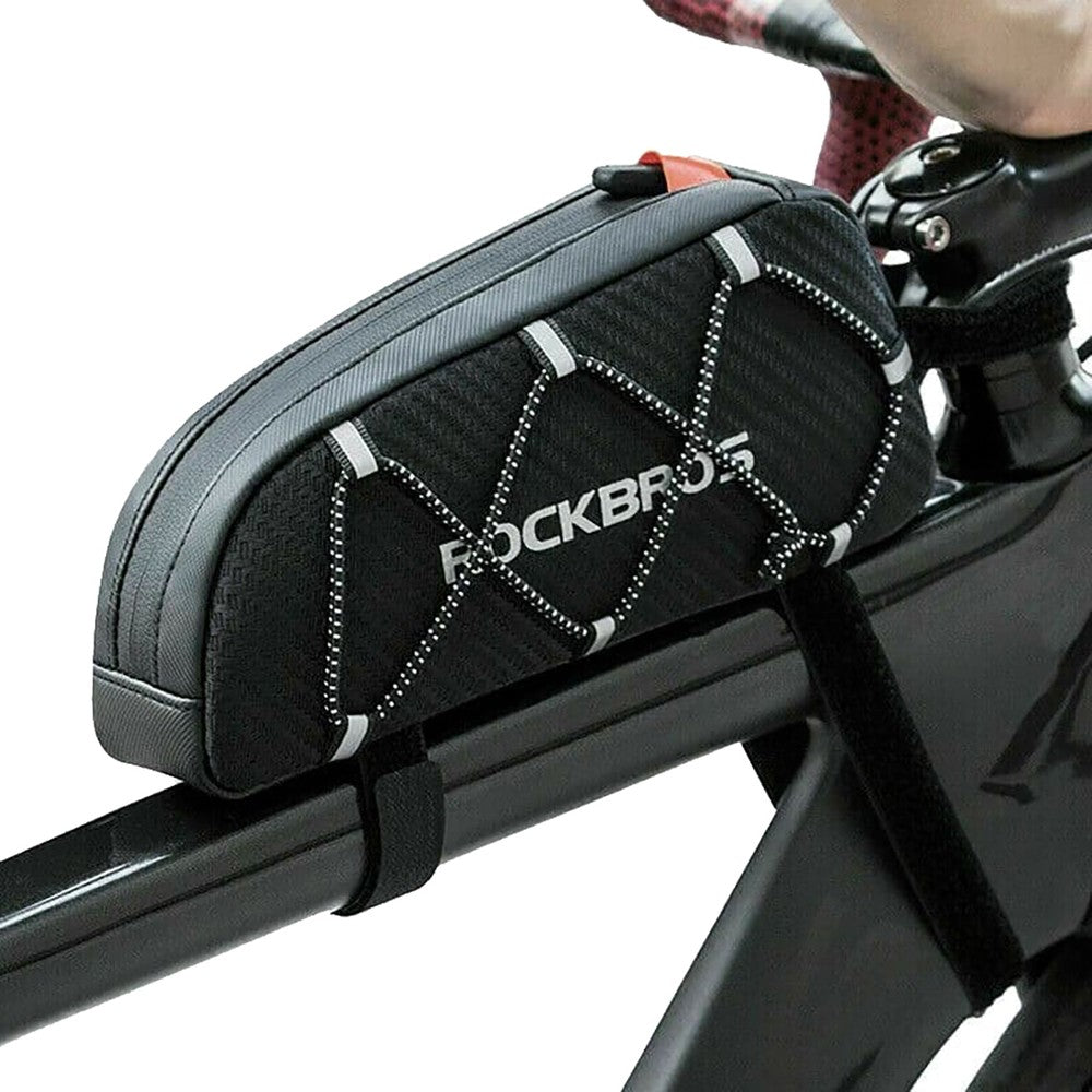 Τσαντάκι Ποδηλάτου Rockbros 1L Braided 039BK Μαύρο | www.lightgear.gr