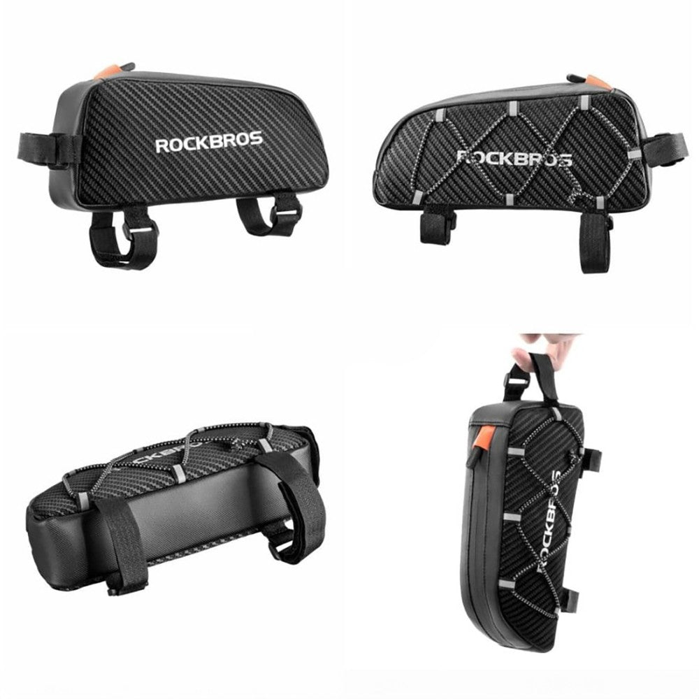 Τσαντάκι Ποδηλάτου Rockbros 1L Braided 039BK Μαύρο | www.lightgear.gr