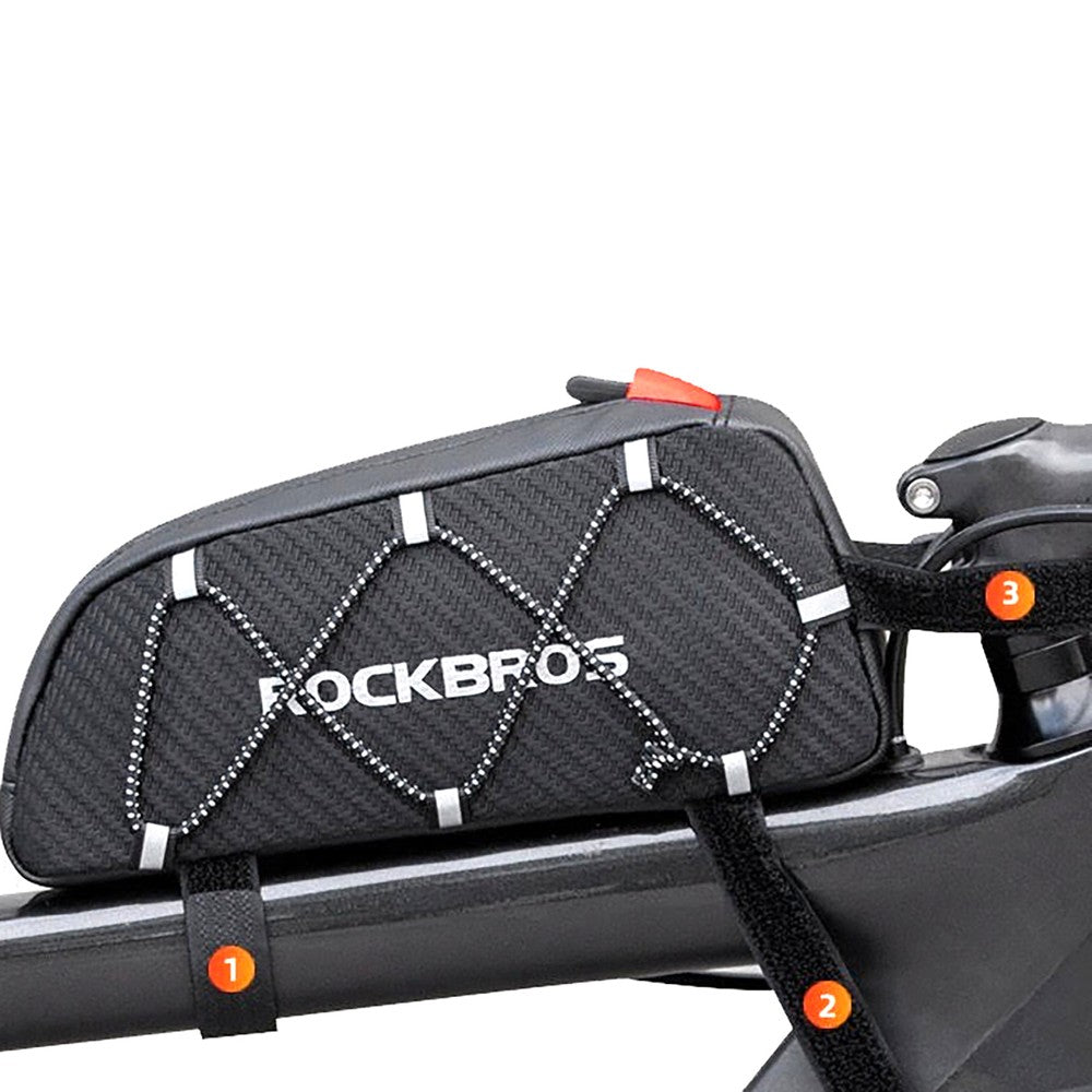 Τσαντάκι Ποδηλάτου Rockbros 1L Braided 039BK Μαύρο | www.lightgear.gr