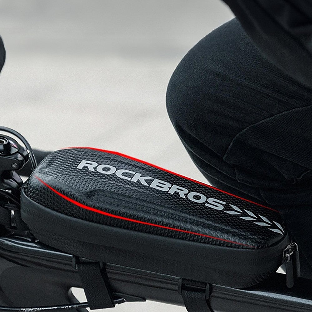 Τσαντάκι Ποδηλάτου Rockbros B62-1 3L για Τιμόνι ή Σκελετό Μαύρο | www.lightgear.gr