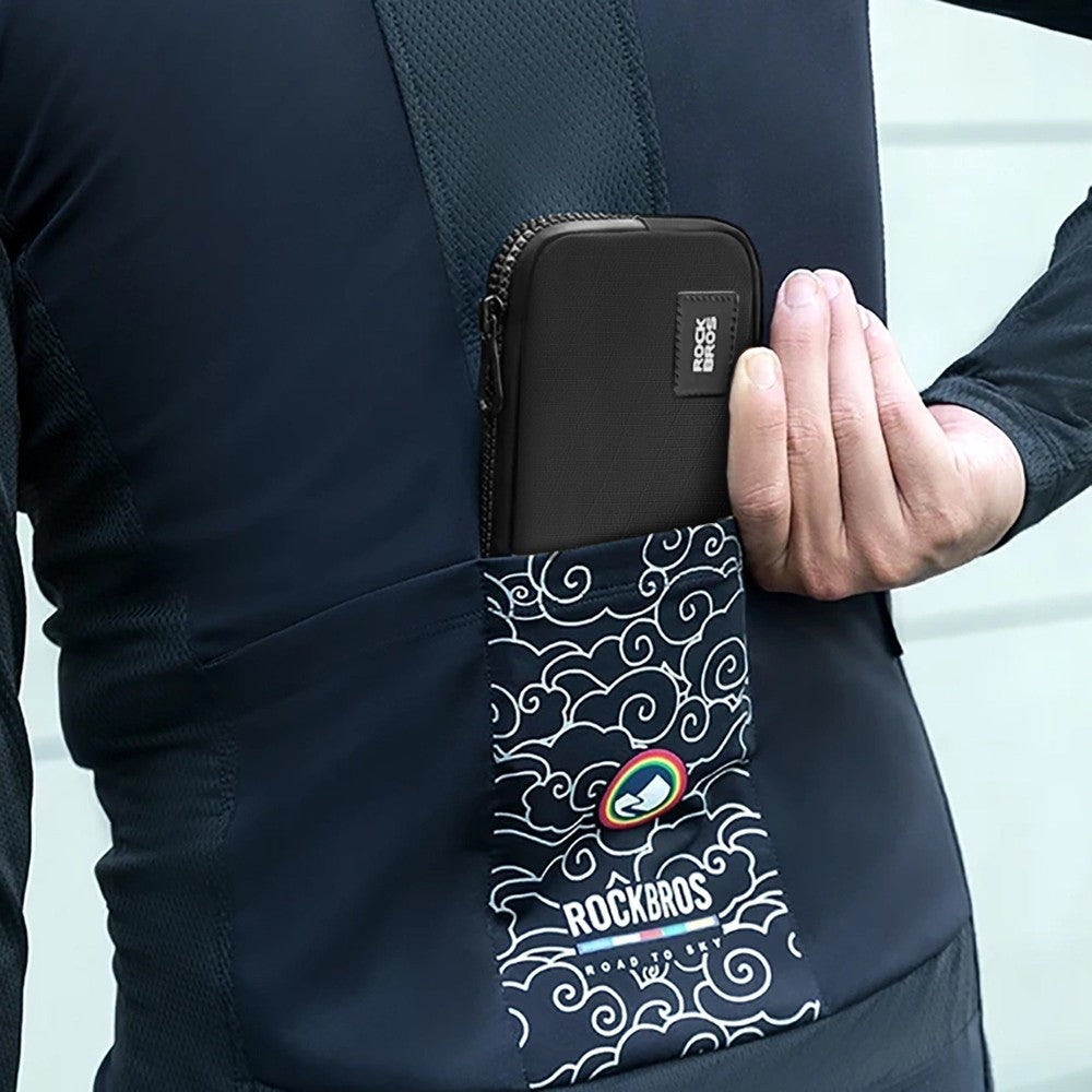 Τσαντάκι Ποδηλάτου Rockbros 0.15lt για Phone, Keys, Wallet Μαύρο | www.lightgear.gr