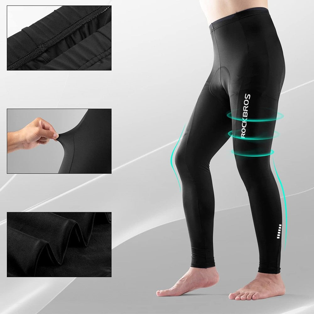 Παντελόνι Ποδηλασίας Rockbros RK2004 Breathable με Insert Μαύρο | www.lightgear.gr