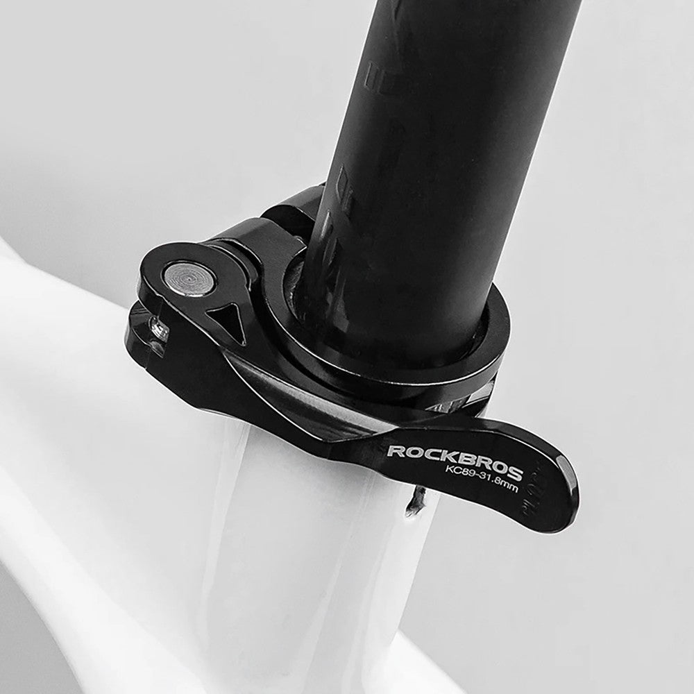 Σφιγκτήρας Σέλας Ποδηλάτου Rockbros 41210092001 με Quick Release Μαύρο | www.lightgear.gr