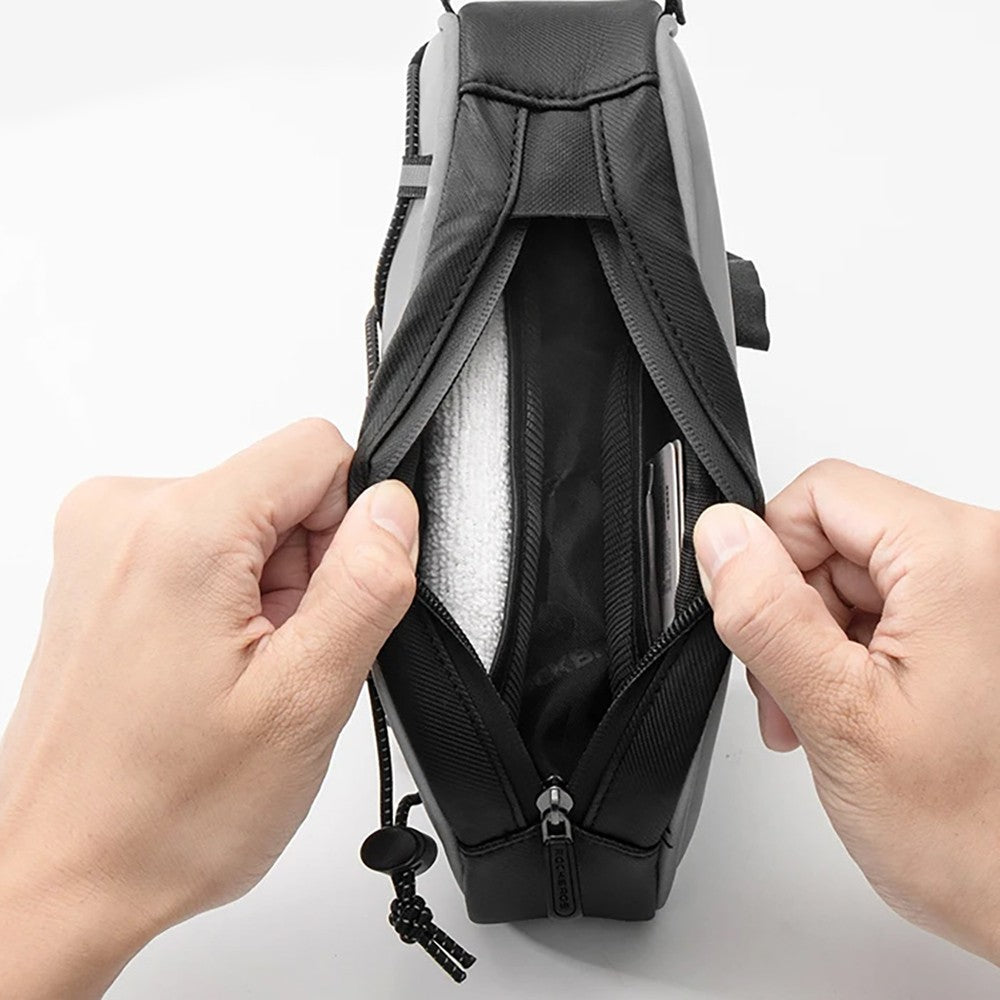 Τσαντάκι Ποδηλάτου Rockbros 0.9lt Ασημί 3012010901 | www.lightgear.gr