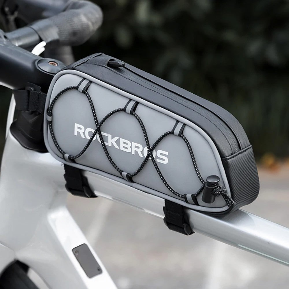 Τσαντάκι Ποδηλάτου Rockbros 0.9lt Ασημί 3012010901 | www.lightgear.gr