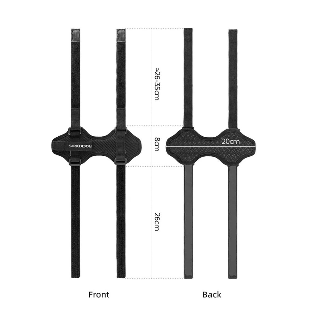 Velcro Bike Strap Rockbros για Bluetooth Speaker ή Water Bottle Μαύρο | www.lightgear.gr