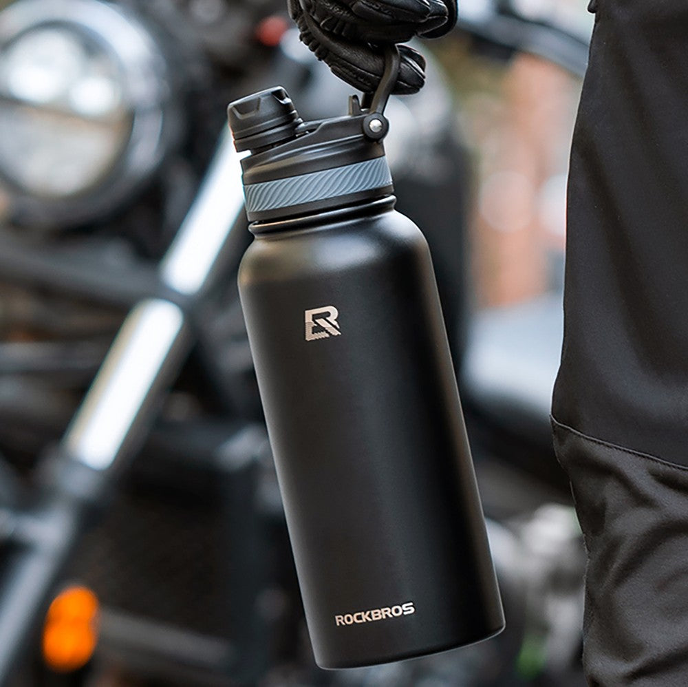 Θερμός Ποδηλάτου Rockbros 550ml Μαύρο | www.lightgear.gr