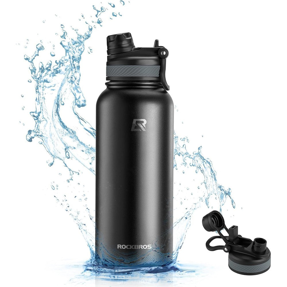Θερμός Ποδηλάτου Rockbros 550ml Μαύρο | www.lightgear.gr