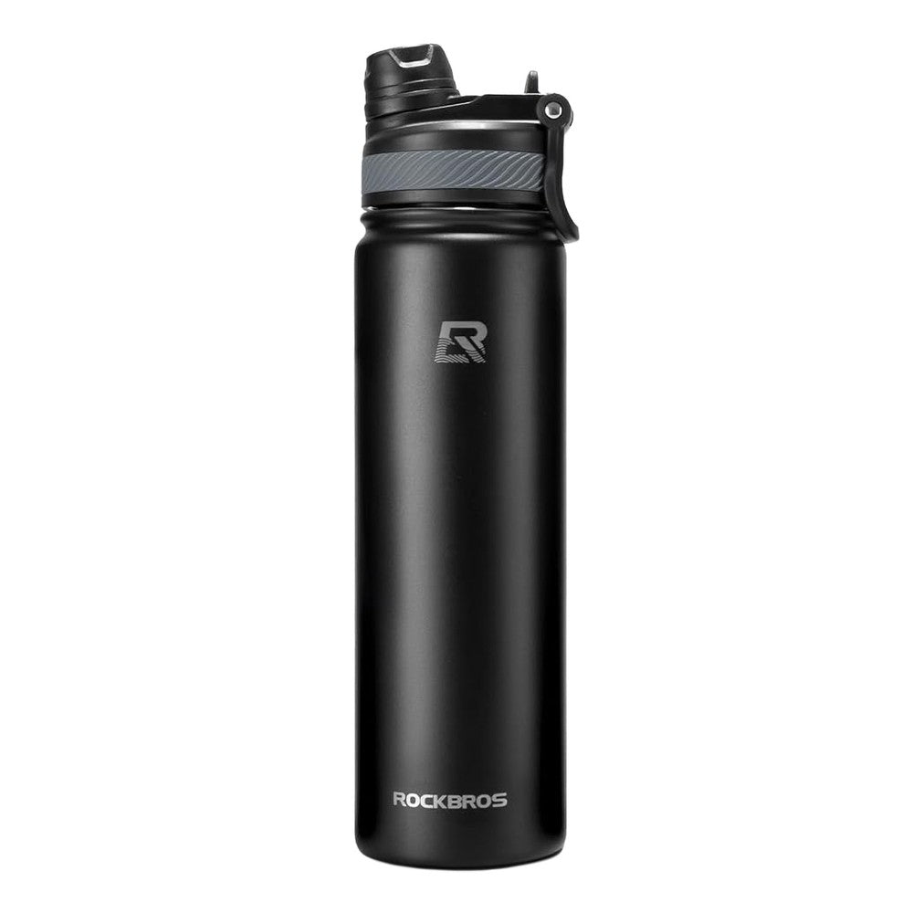 Θερμός Ποδηλάτου Rockbros 650ml Μαύρο | www.lightgear.gr