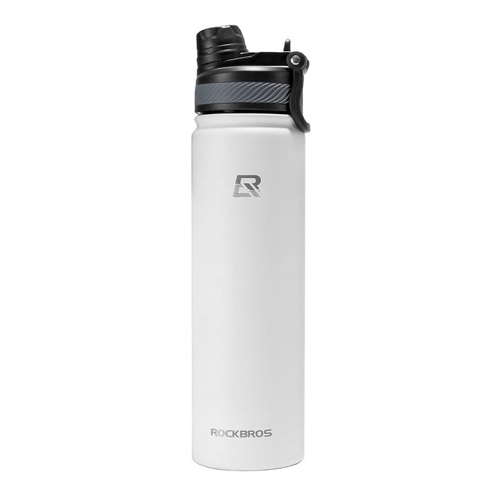 Θερμός Ποδηλάτου Rockbros 650ml Λευκό | www.lightgear.gr