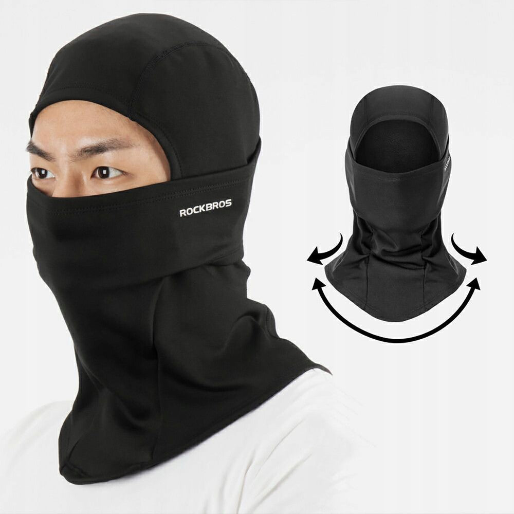 Balaclava Rockbros LF7345BK Sports Insulated Μαύρο | www.lightgear.gr