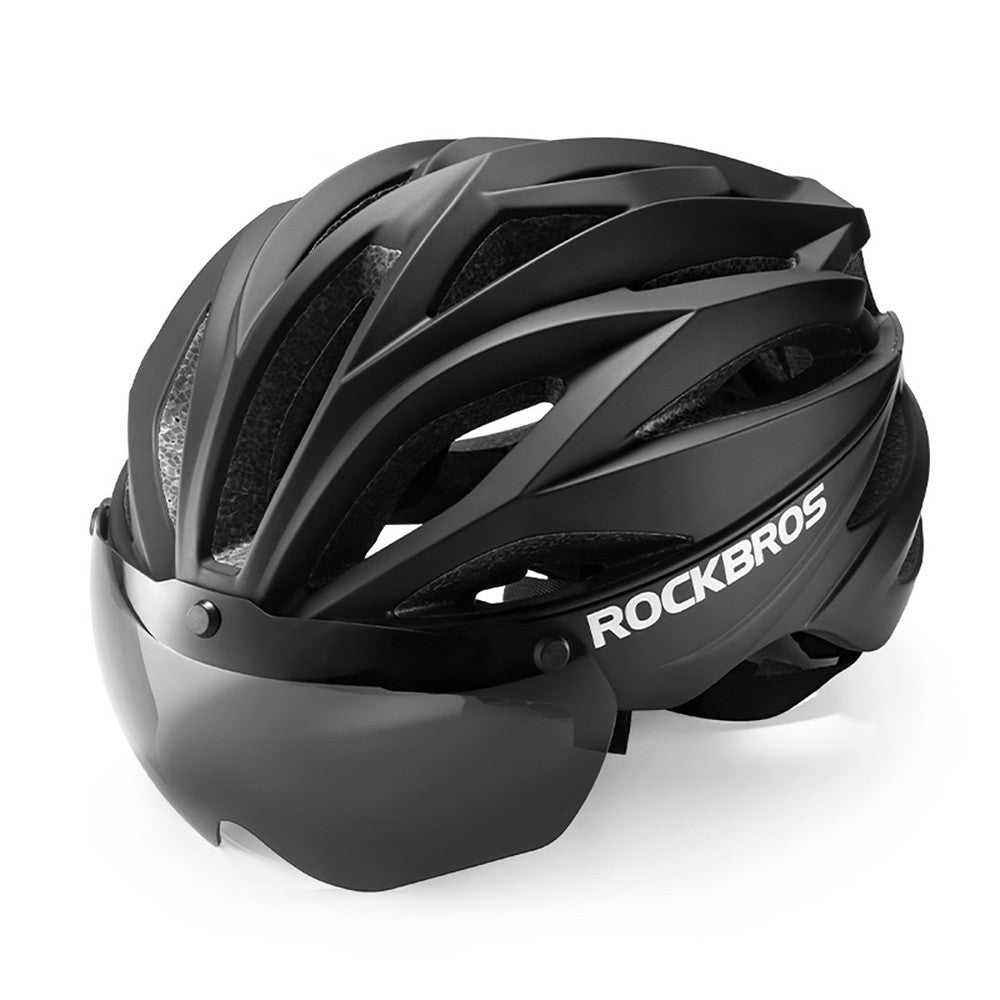Κράνος Ποδηλάτου Rockbros με Visor και Αποσπώμενα UV Protective Goggles Unisex | www.lightgear.gr