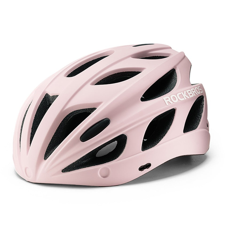 Κράνος Ποδηλάτου Rockbros με Visor και Αποσπώμενα UV Goggles Unisex Ροζ | www.lightgear.gr