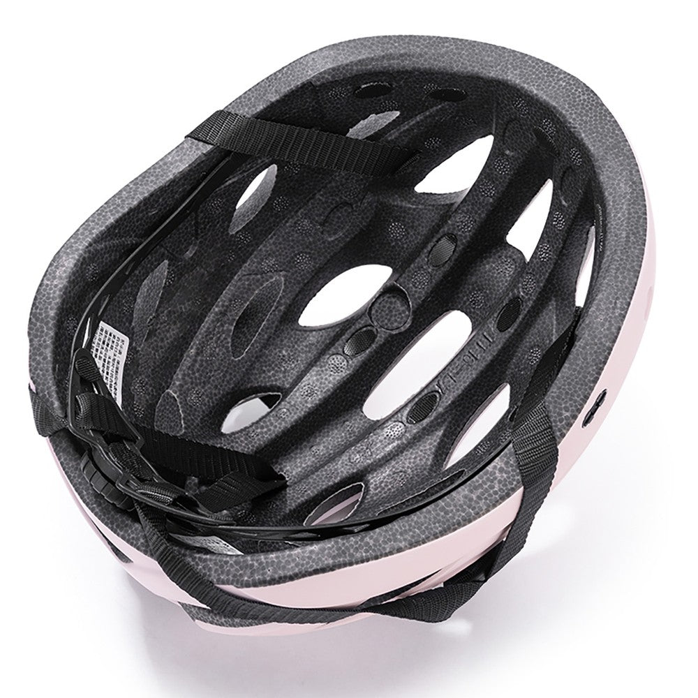 Κράνος Ποδηλάτου Rockbros με Visor και Αποσπώμενα UV Goggles Unisex Ροζ | www.lightgear.gr