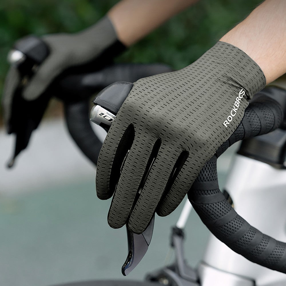 Γάντια Ποδηλασίας Rockbros Full Finger Breathable | www.lightgear.gr