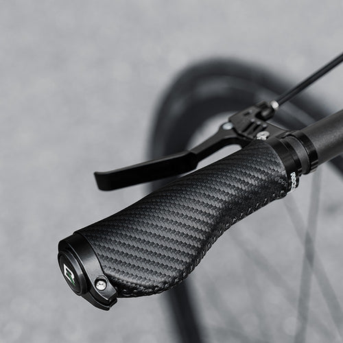 Grips Ποδηλάτου Rockbros Twisted Εργονομικά Anti-Slip Μαύρα | www.lightgear.gr