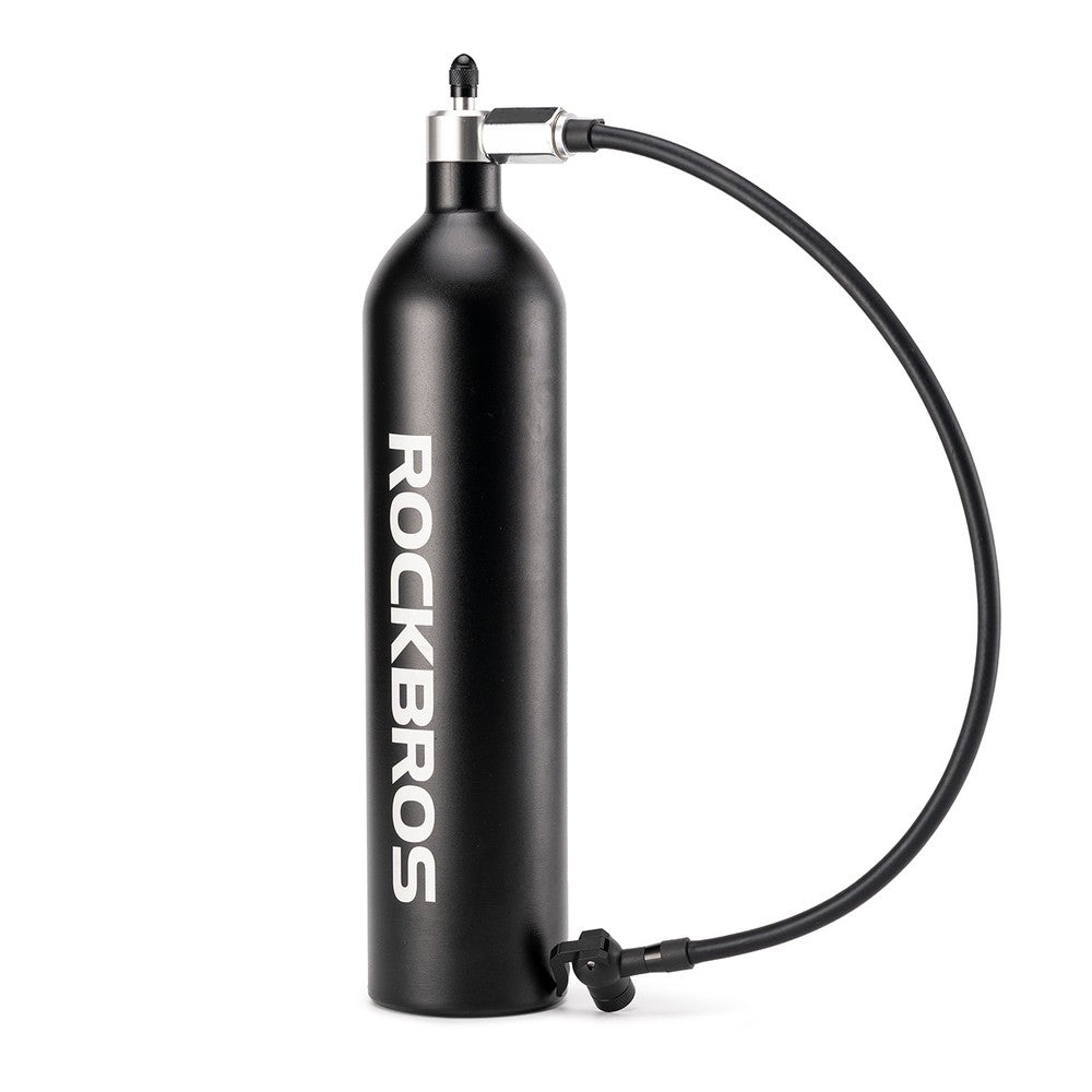 Tubeless Tire Inflator Rockbros 200 PSI 1.2lt Μαύρο | www.lightgear.gr
