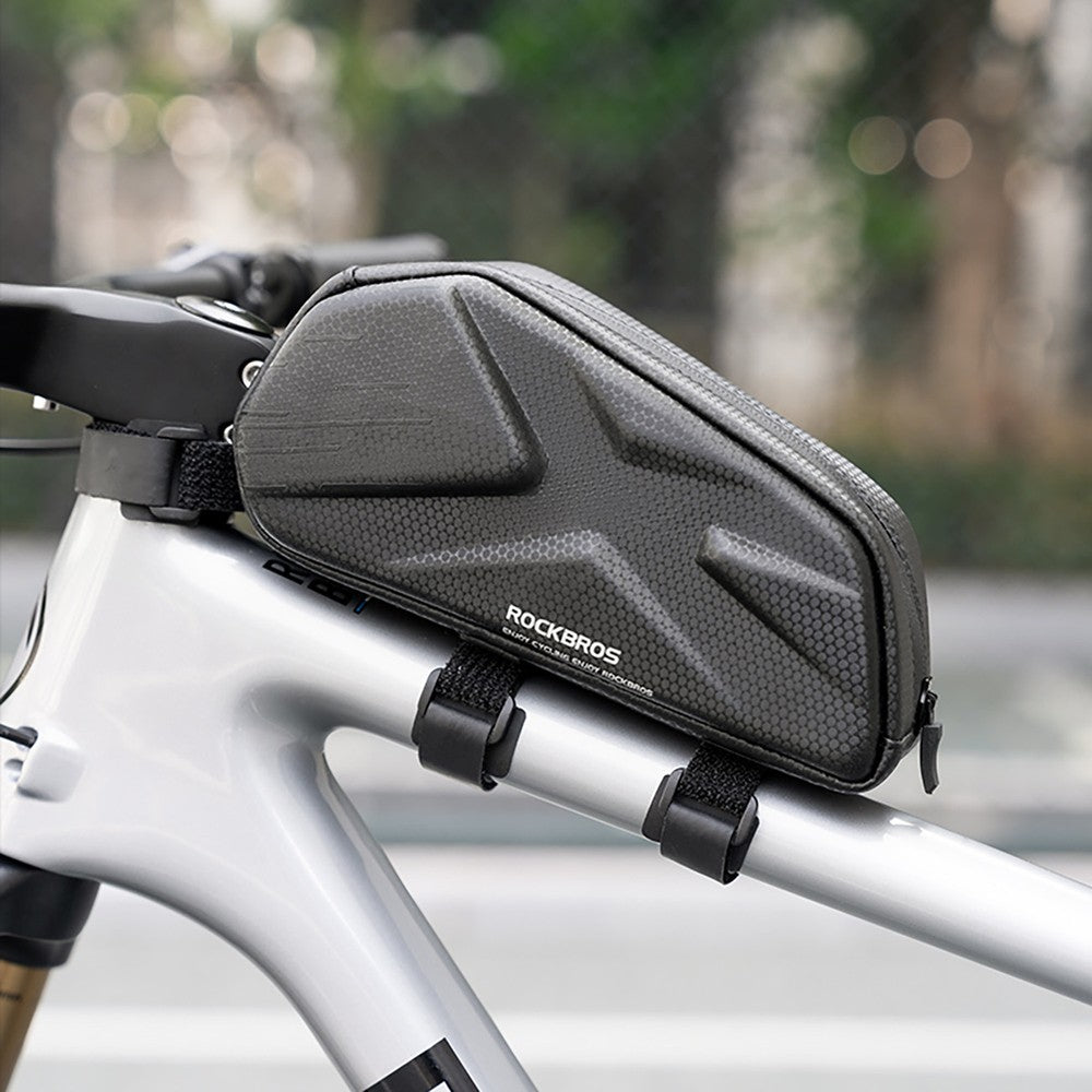 Τσαντάκι Ποδηλάτου Rockbros Rigid Frame Top Tube 1.4lt Μαύρο | www.lightgear.gr
