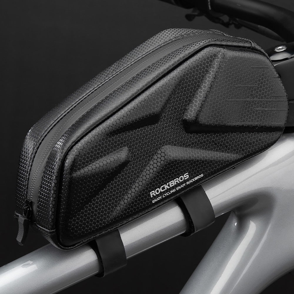 Τσαντάκι Ποδηλάτου Rockbros Rigid Frame Top Tube 1.4lt Μαύρο | www.lightgear.gr