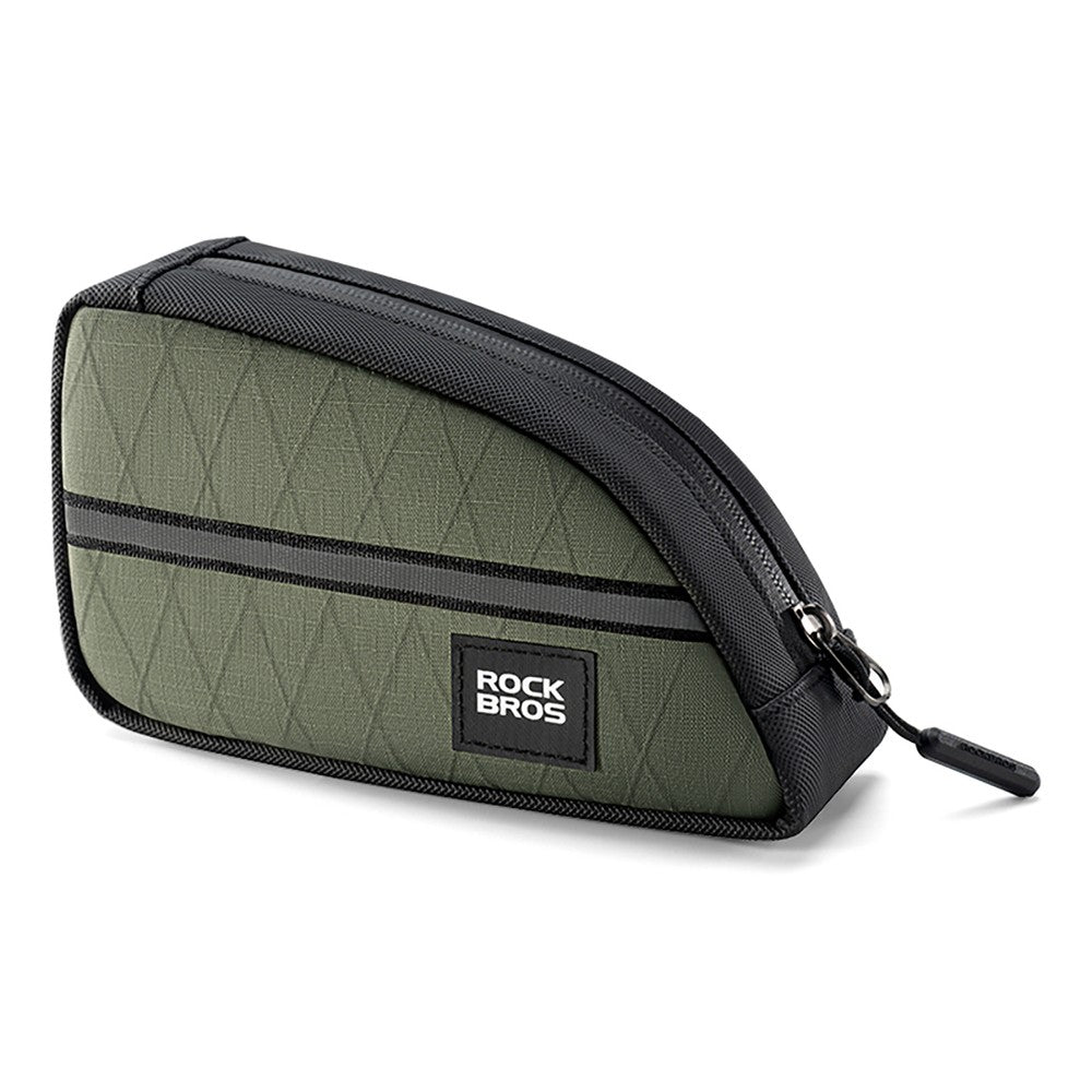 Τσαντάκι Ποδηλάτου Τρίγωνο Rockbros 0.8lt Πράσινο | www.lightgear.gr
