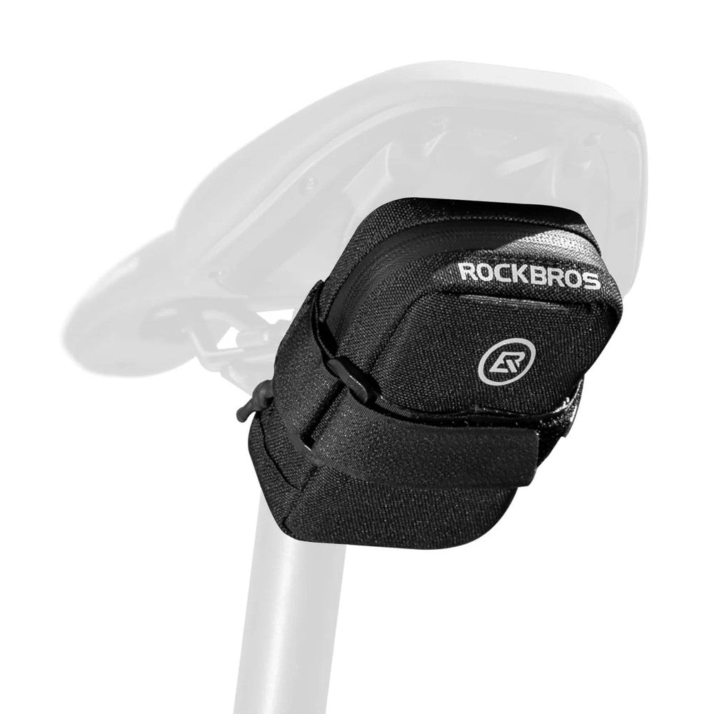 Mini Τσαντάκι Σέλας Rockbros με CO2 Cartridge Holder Μαύρο/Πράσινο | www.lightgear.gr