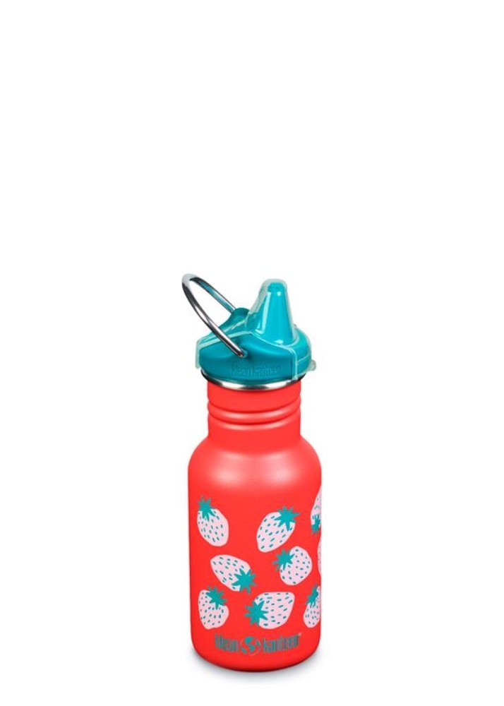 Παιδικό Παγούρι Ανοξείδωτο Klean Kanteen Sippy 355ml Coral Strawberrys | www.lightgear.gr