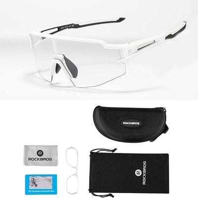 Γυαλιά Ποδηλασίας Rockbros Photochromic UV400 Διάφανο | www.lightgear.gr