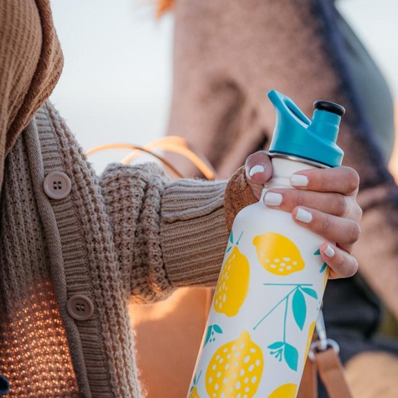 Ανοξείδωτο Παγούρι Klean Kanteen Classic Sport 532ml Lemons | www.lightgear.gr