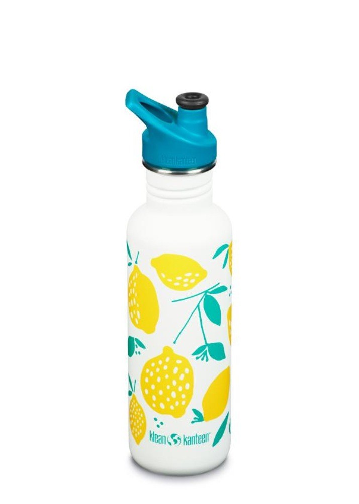 Ανοξείδωτο Klean Παγούρι Klean Kanteen Classic Sport 800ml Lemons | www.lightgear.gr
