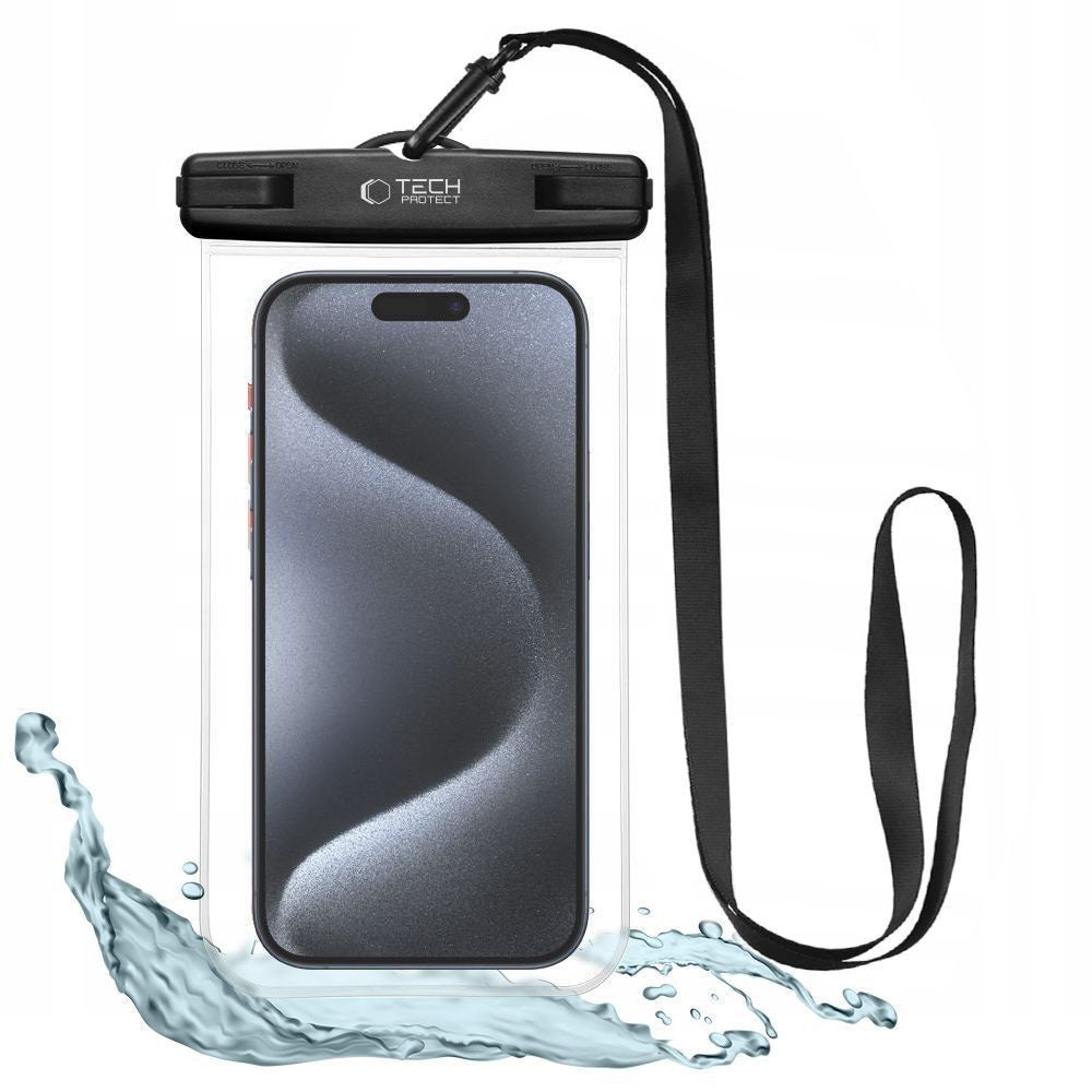 Αδιάβροχη Θήκη Tech-Protect UWC7 Universal για Smartphones έως 6.9" Μαύρο | www.lightgear.gr