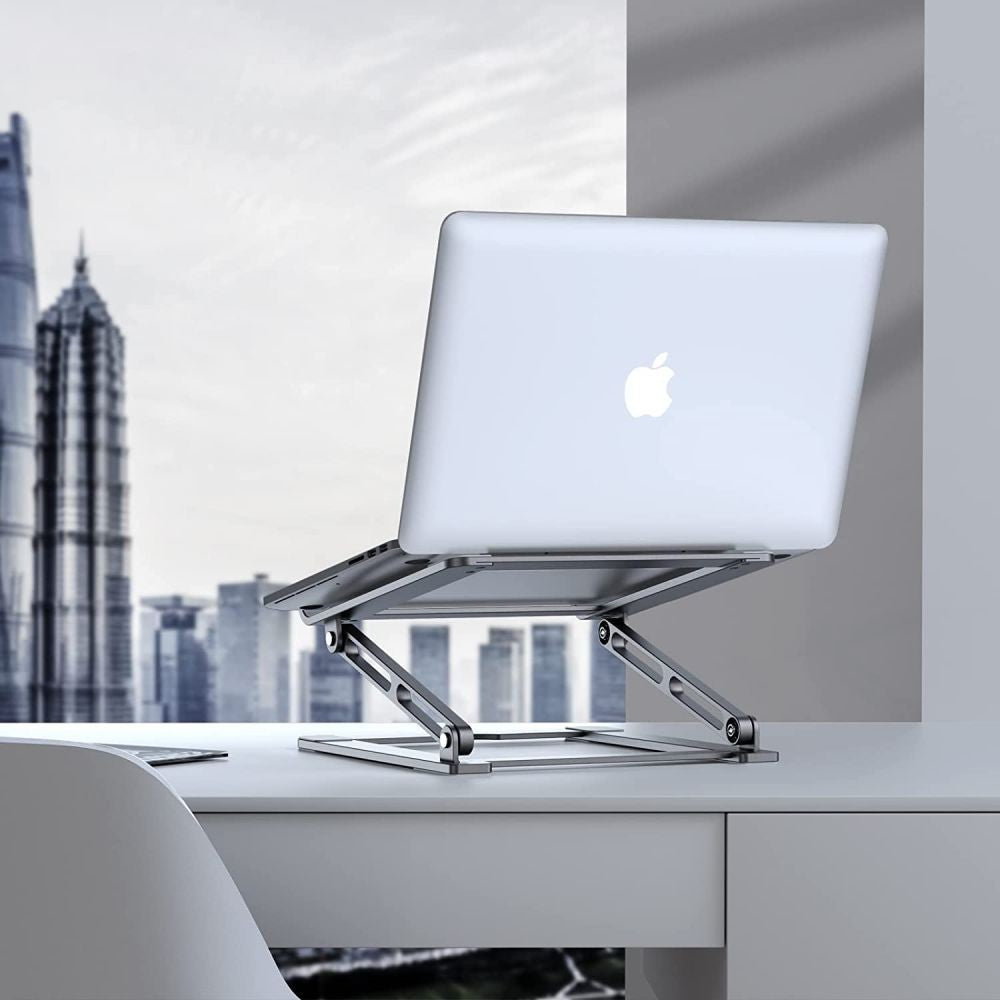 Universal Foldable Stand Tech-Protect ULS400 για Laptops έως 17" Γκρι | www.lightgear.gr