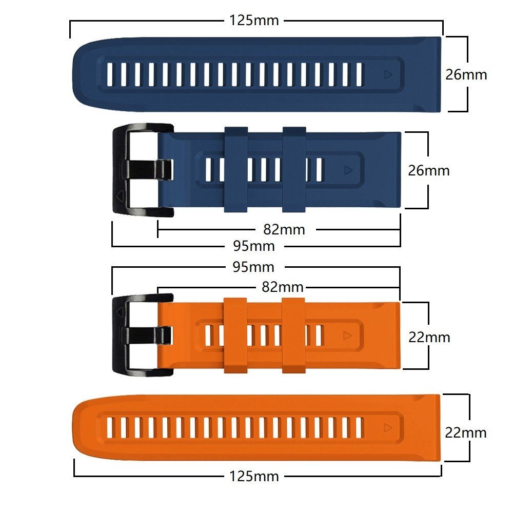 IconBand Tech-Protect για Garmin Fenix 5 / 6 / 6 Pro / 7 Πορτοκαλί | www.lightgear.gr