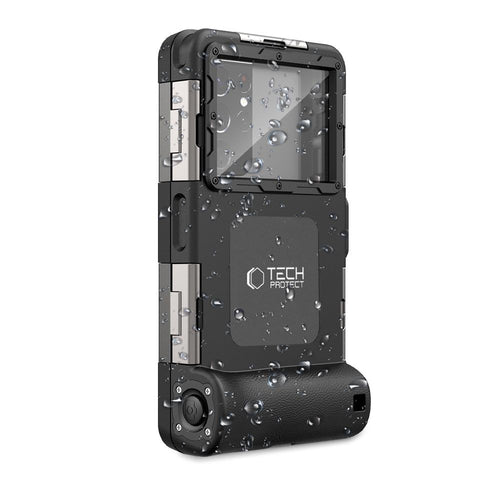 Waterproof Θήκη Tech-Protect IPX8 για Smartphones 4.7-6.7" Μαύρο | www.lightgear.gr