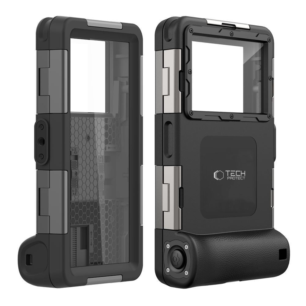 Waterproof Θήκη Tech-Protect IPX8 για Smartphones 4.7-6.7" Μαύρο | www.lightgear.gr
