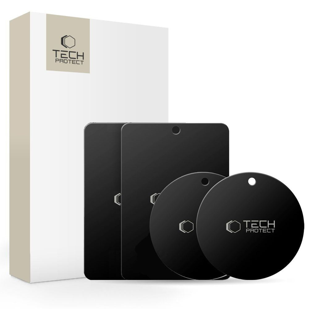 Magnetic Plates Tech-Protect MetalPlate για Car Holders Μαύρο 4τεμ | www.lightgear.gr